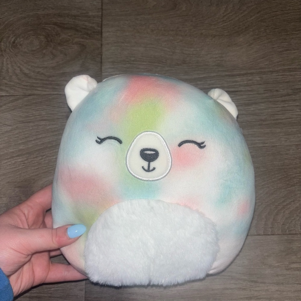 Squishmallows Colorful Bear Plush Toy
